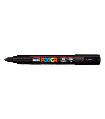 Rotulador 2,5mm negro "24" pc-5m posca uni 916117 - 152777000_2