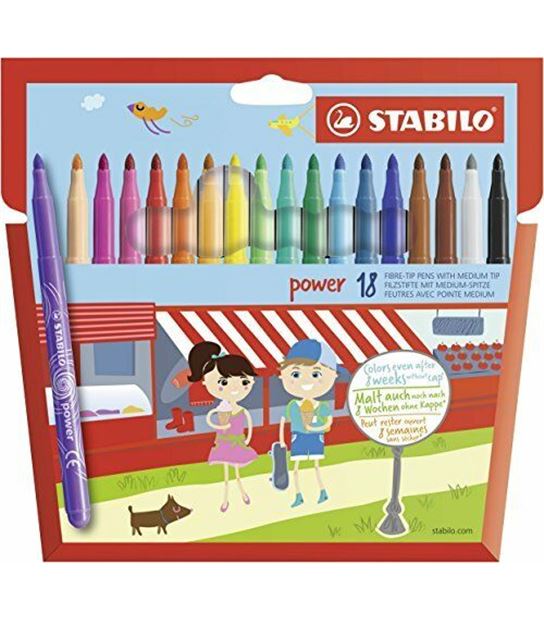 BIC® Kid Couleur Rotuladores de colores, 12 colores - Rotuladores de punta  de fibra Kalamazoo