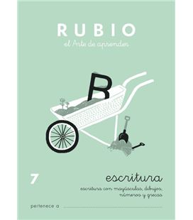 Cuaderno escolar escritura 7 rubio 10930 - ESCRITURA 7