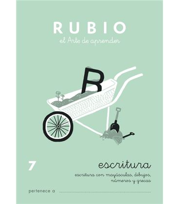 Cuaderno escolar escritura 7 rubio 10930 - ESCRITURA 7