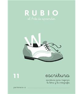 Cuaderno escolar escritura 11 rubio 10934