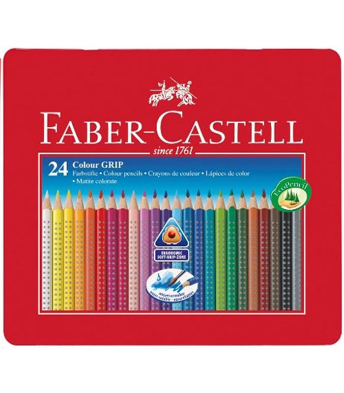 0023332 - Colores Faber Castell Ecolapis Largo Caja 24 Un.