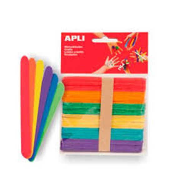 APLI BOLSA PARA MANUALIDADES DE 100 PLUMAS COLORES SURTIDOS (13060) —  Cartabon