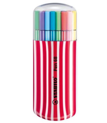 Rotulador 1mm estuche 20 uni pen 68 rosa stabilo 6820-02-1-5 - 6820-02-1-5