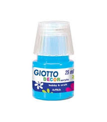 Pintura acrilica 25ml azul cielo decor acrylic giotto 538118 - 538118