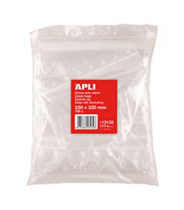 Bolsa minigrip autocierre zip 60x80mm 100uds. apli 13134 - 13134