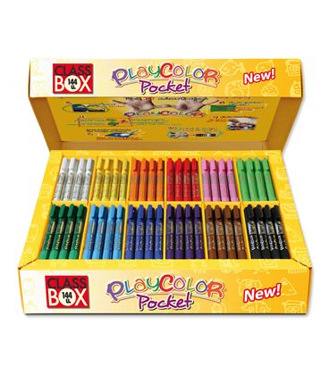 Tempera solida class-box 144 uds. 5g pocket playcolor dunsa - 111479