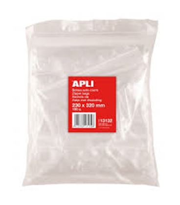 Bolsa minigrip autocierre zip 80x120mm 100uds. apli 13135 - 13135