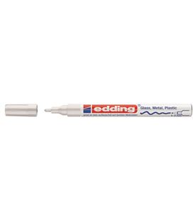 Rotulador permanente trazo 1-2mm blanco edding 751 - 191237