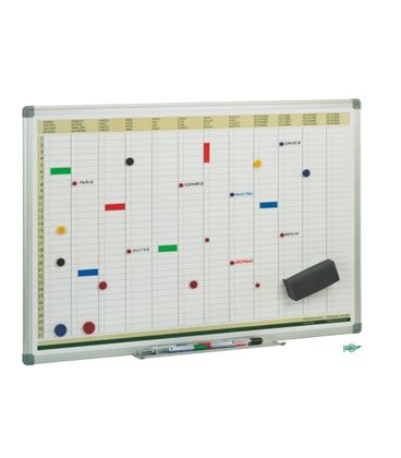 Pizarra planning anual metalica 60x90cm faibo pla-anual - PLA