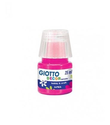 Pintura acrilica 25ml magenta decor acrylic giotto 538110 - 538110